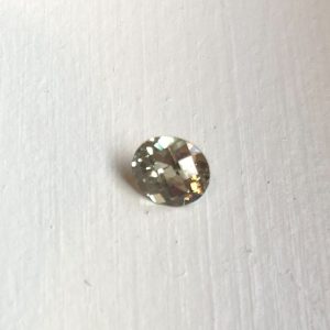 Zultanite® Gemstone, Checkerboard Oval, 6x 5 Millimeter